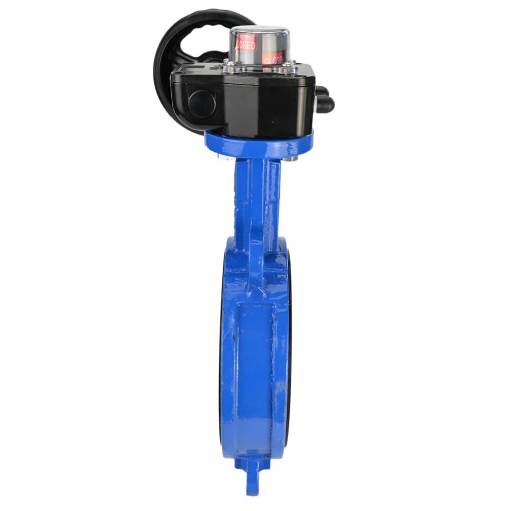 Water butterfly valve Elephant GG25-316L-NBR body material - cast iron GG25, disk material - stainless steel 316L, seal - NBR with gear Elephant HGBF, with position indicator and feedback sensor