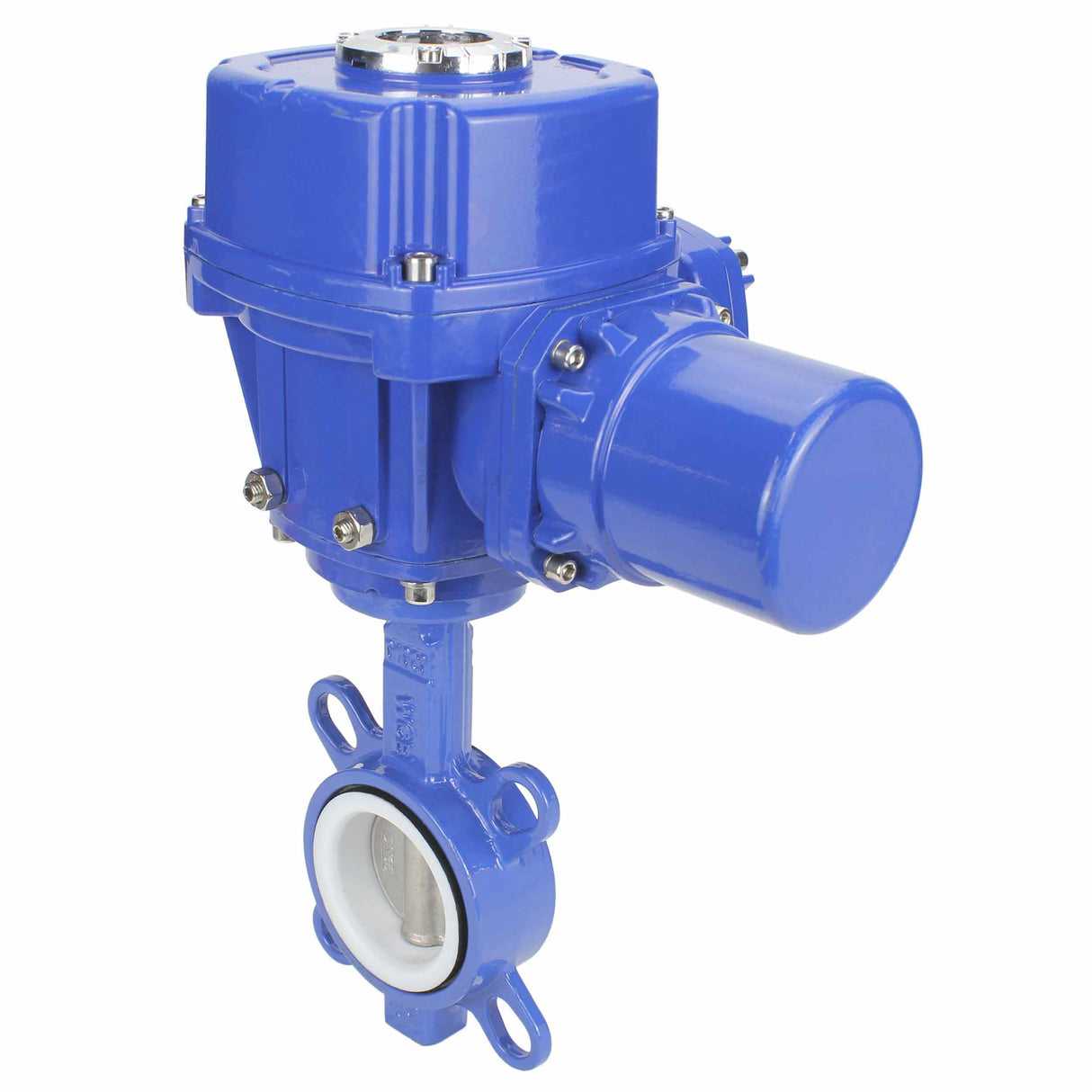 Water Butterfly Valve Elephant WCB-316L-PTFE body material - Carbon steel WCB, disk material - Stainless steel AISI 316L, seal - PTFE with 1/4-turn electric actuator Elephant QT-W (M) 220V