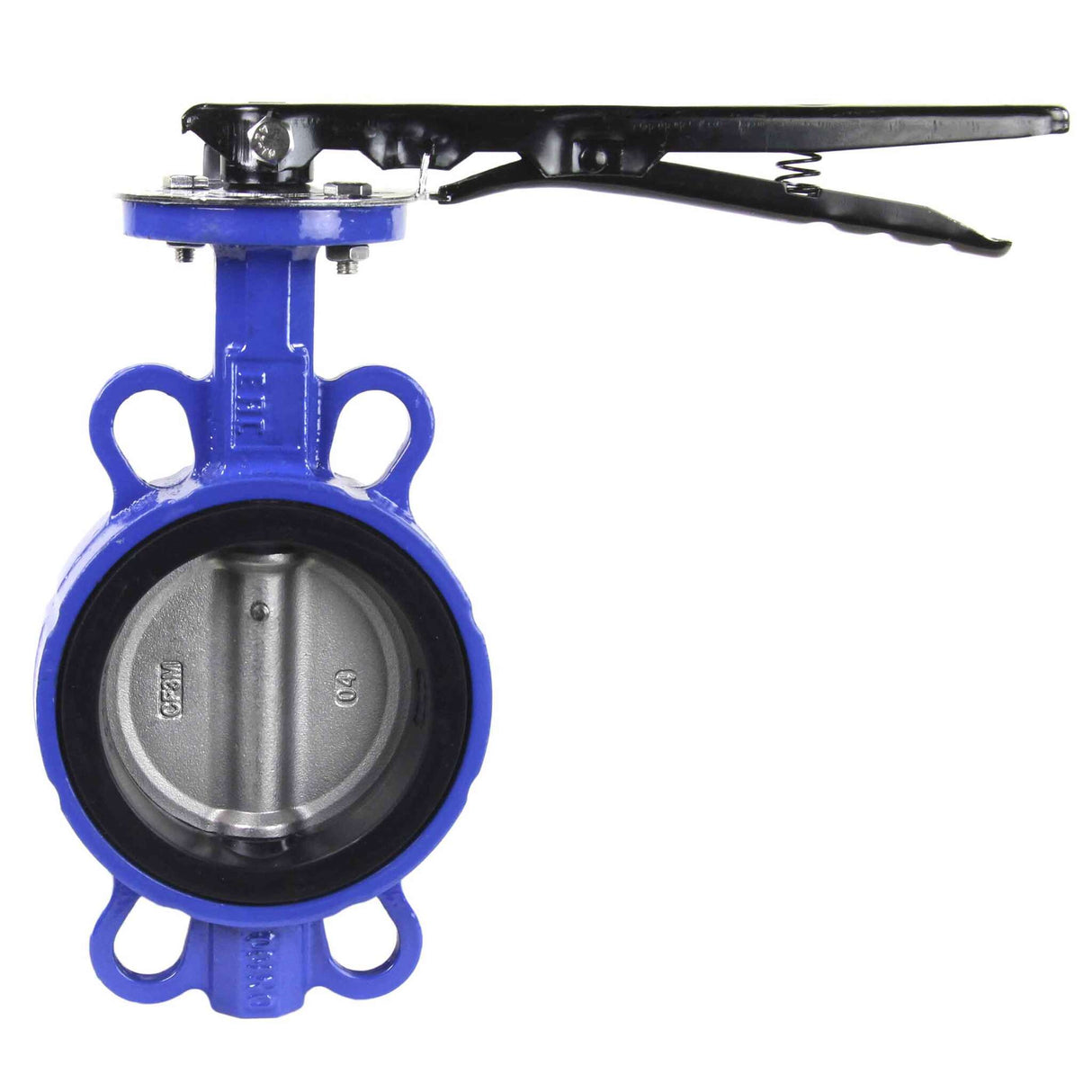 Water Butterfly Valve Elephant WBV3432N-2W-Fb-H PN16, body material - carbon steel WCB, disk material - stainless steel 316L, seal - NBR, handwheel operated