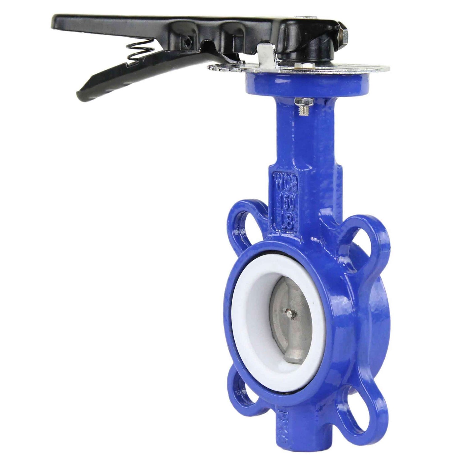Water Butterfly Valve Elephant WBV3432P-2W-Fb-H PN16, body material - carbon steel WCB, disk material - stainless steel 316L, seal - PTFE, handwheel operated