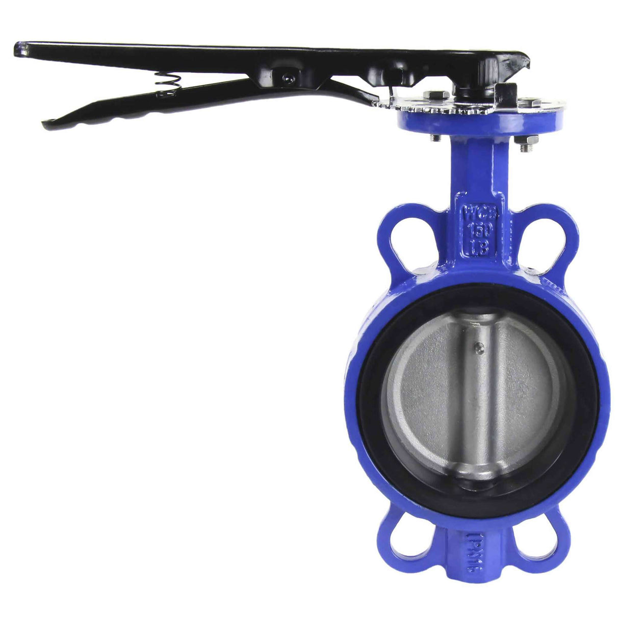 Water Butterfly Valve Elephant WBV3432N-2W-Fb-H PN16, body material - carbon steel WCB, disk material - stainless steel 316L, seal - NBR, handwheel operated