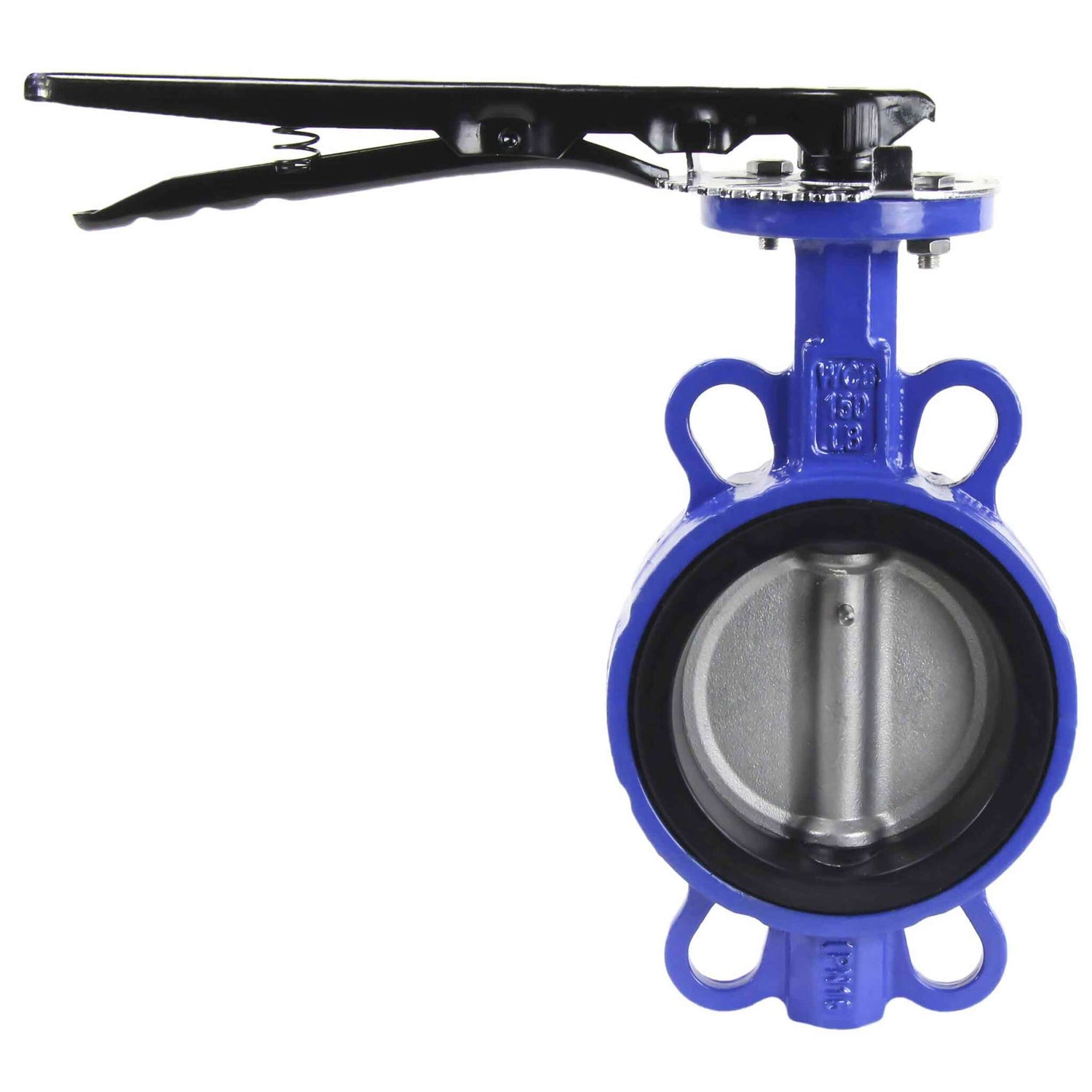 Water Butterfly Valve Elephant WBV3432N-2W-Fb-H PN16, body material - carbon steel WCB, disk material - stainless steel 316L, seal - NBR, handwheel operated