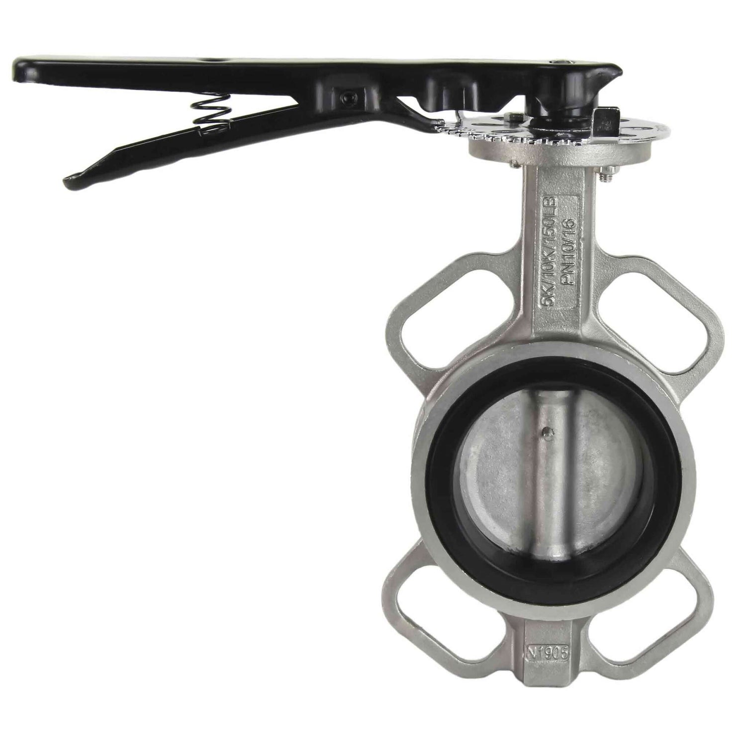 Water Butterfly Valve Elephant WBV3232V-2W-Fb-H PN16, body and disk material - stainless steel 316L, seal - VITON, handwheel operated