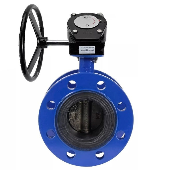 Water Butterfly Valve Elephant WBV1331E-2W-F-H, body material - Cast iron GGG40/EN-GJS-400-15, disk material - Stainless steel AISI 304, seal - EPDM, gearbox RDN RQN