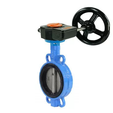 Water Butterfly Valve Elephant WBV1632E-2W-Fb-H, body material - cast iron QT450, disk material - stainless steel AISI 316L, seal - EPDM, gearbox HAM RQN