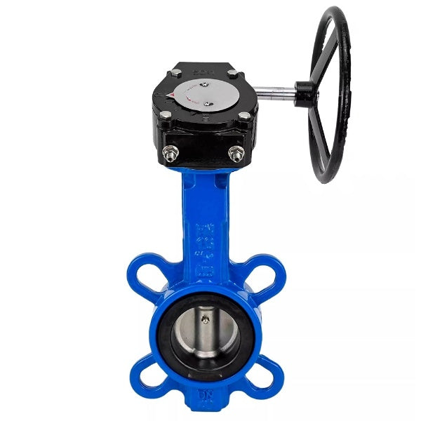 Water Butterfly Valve Elephant WBV1632E-2W-Fb-H, body material - cast iron QT450, disk material - stainless steel AISI 316L, seal - EPDM, gearbox RDN RQN