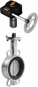 Water butterfly valve Elephant 316L-316L-EPDM body material - stainless steel AISI 316L, disk material - stainless steel AISI 316L, seal - EPDM with gear Pro-Gear Q-W