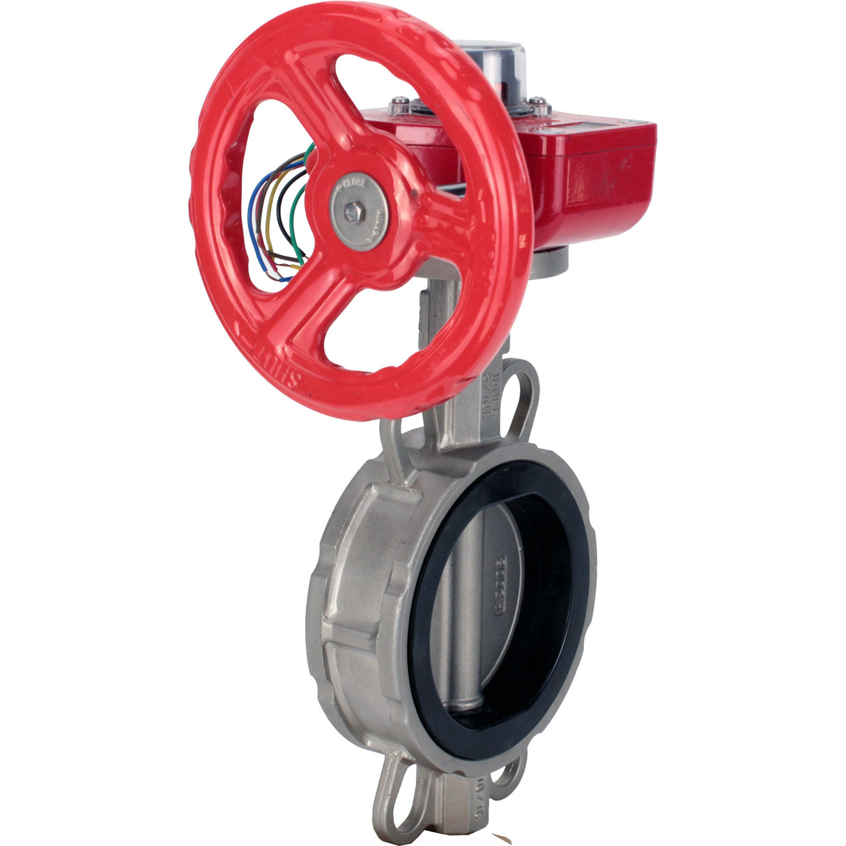 Water Butterfly Valve Elephant WBV3131N-2W-Fb-H, body material - Stainless steel AISI 304, disk material - Stainless steel AISI 304, seal - NBR, gearbox HGBF RQN