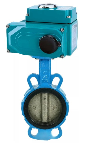 Water Butterfly Valve Elephant WBV1413E-2W-Fb-H, body material - Cast iron GGG50/EN-GJS-500-7, disk material - Cast iron GGG40/EN-GJS-400-15, seal - EPDM, electric actuator QT-N-020EM-O1-24VDC-U1 HARK