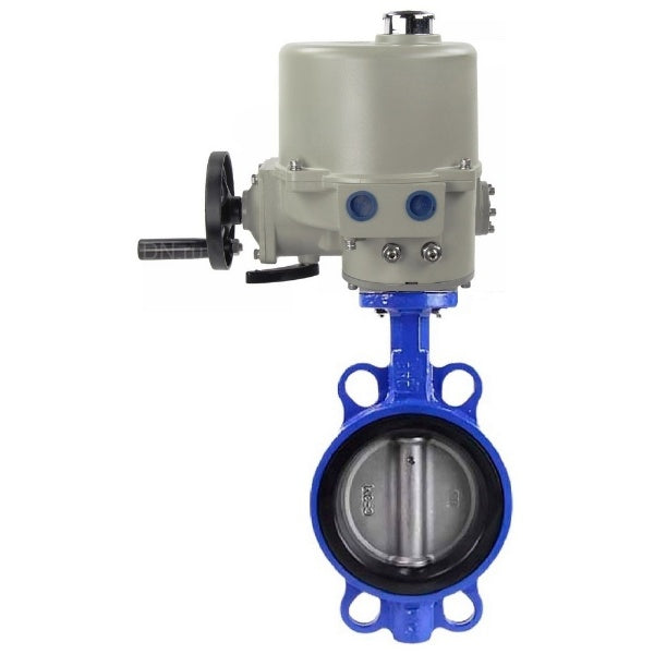 Water Butterfly Valve Elephant WBV1616E-2W-Fb-H, body material - cast iron QT450, disk material - cast iron QT450, seal - EPDM, electric actuator GZ-OF(M) 380V