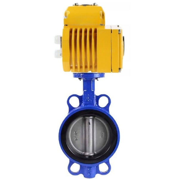 Water Butterfly Valve Elephant WBV1616E-2W-Fb-H, body material - cast iron QT450, disk material - cast iron QT450, seal - EPDM, electric actuator QT-N-EM-O1-380VAC-U1 380V