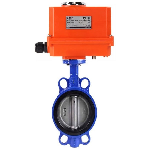 Water Butterfly Valve Elephant WBV1631E-2W-Fb-H, body material - cast iron QT450, disk material - Stainless steel AISI 304, seal - EPDM, electric actuator QT-N-EM-O1-220VAC-U1 MINI 220V