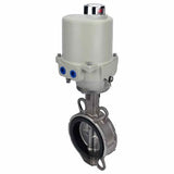 Water Butterfly Valve Elephant WBV3131N-2W-Fb-H, body material - Stainless steel AISI 304, disk material - Stainless steel AISI 304, seal - NBR, electric actuator GZ-OF 24V