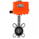 Water Butterfly Valve Elephant WBV3131N-2W-Fb-H, body material - Stainless steel AISI 304, disk material - Stainless steel AISI 304, seal - NBR, electric actuator QT-N-xEM-O1 220V