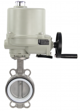 Water Butterfly Valve Elephant WBV3131P-2W-Fb-H, body material - Stainless steel AISI 304, disk material - Stainless steel AISI 304, seal - PTFE, electric actuator GZ-OFV 220V