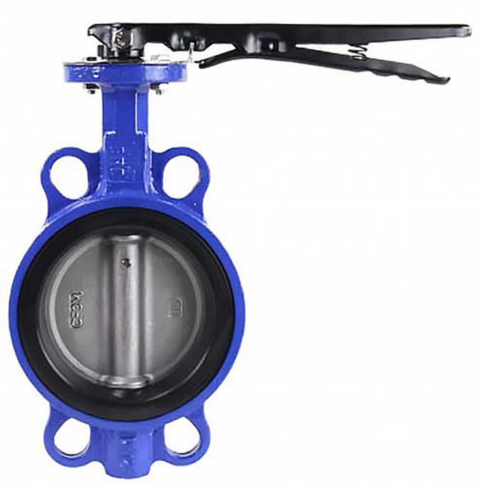 Water Butterfly Valve Elephant WBV1132N-2W-Fb-H, body material - Cast iron GG25/EN-GJL-250, disk material - stainless steel AISI 316L, seal - NBR, handle