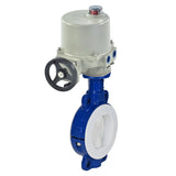 Water Butterfly Valve Elephant WBV3434Pf-2W-Fb-H, body material - Carbon steel, disk material - Carbon steel, seal - PTFE, electric actuator GZ-OF 24V