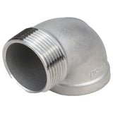 Bends (angles) steel Elephant PN16 90° angle, threaded, body - stainless steel 304, connection - male/female threads