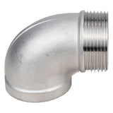 Bends (angles) steel Elephant PN16 90° angle, threaded, body - stainless steel 304, connection - male/female threads