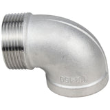 Bends (angles) steel Elephant PN16 90° angle, threaded, body - stainless steel 304, connection - male/female threads