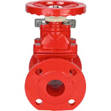 Wedge gate valve Elephant 30X39H GVWN1414S-2W-F-S, body material - cast iron GGG50, wedge material - cast iron + silicon, seal - silicon, handwheel, color - red