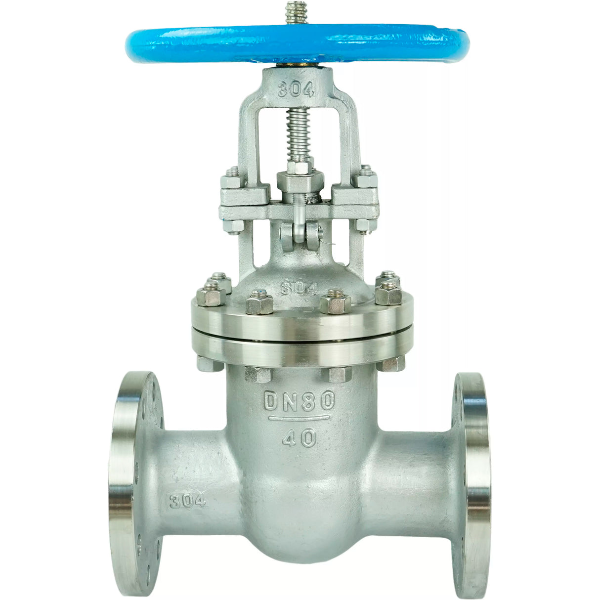 Wedge gate valve Elephant GAIR GVWR3131M-2W-F-S, body material - stainless steel AISI 304, wedge material - stainless steel AISI 304, seal - metal, handwheel