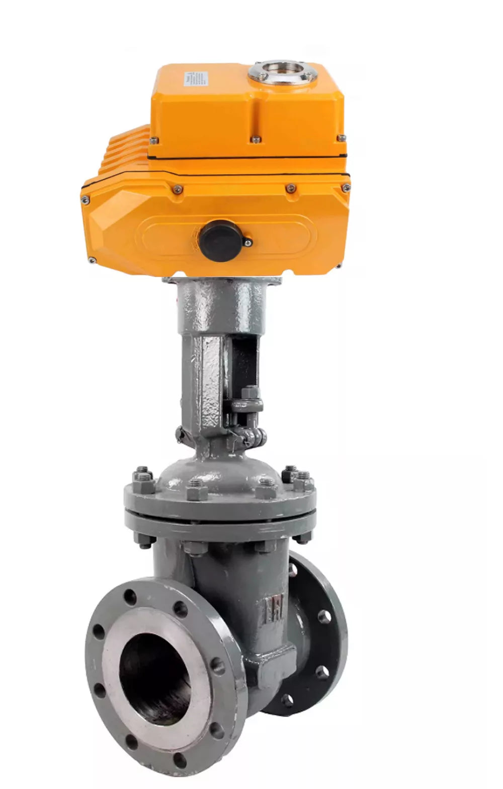 Wedge gate valves 30s941nzh Elephant GVWR3434M-2W-F-OST flanged GAIR, body - carbon steel WCB, seal - metal, with OST flange and round stem, control - electric actuator Elephant MT-N-Z-O1-380VAC-У1 380V