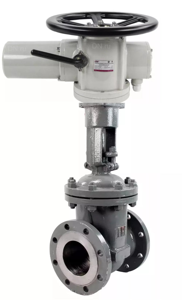 Wedge gate valves 30s941nzh Elephant GVWR3434M-2W-F-OST flanged GAIR, body - carbon steel WCB, seal - metal, with OST flange and round stem, control - electric actuator Elephant MT-N-EM-02-380- U1 380 V