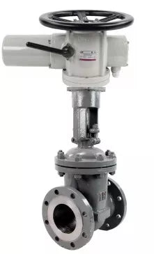 Wedge valves 30s941nzh Elephant GAIR GVWR2121M-2W-F-OST flanged, body - steel 25L, wedge material - steel 25L, seal - metal, with OST flange, round stem, with electric drive Elephant MT-N-xEM- O2-380VAC-U1 380V