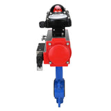 Water Butterfly Valve Elephant g50-g40-epdm-elephant-da-4m310-110/220v-apl-210n, body material - cast iron GGG50, disk material - cast iron GGG40, seal - EPDM, pneumatic actuator operated