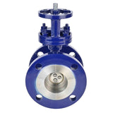 Water Butterfly Valve Elephant WBV3EX-3432M-1W-F-ISO, body material - carbon steel, disk material - stainless steel AISI 316, seal - metal, stem only