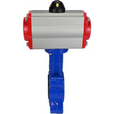 Water Butterfly Valve Elephant WBV1631N-2W-Fb-H, body material - cast iron QT450, disk material - Stainless steel AISI 304, seal - NBR, pneumatic actuator PA-SA with return springs