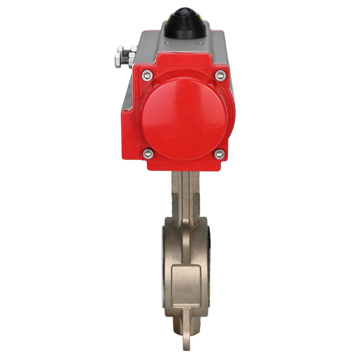Water Butterfly Valve Elephant WBV3131P-2W-Fb-H, body material - Stainless steel AISI 304, disk material - Stainless steel AISI 304, seal - PTFE, pneumatic actuator PA-DA double action