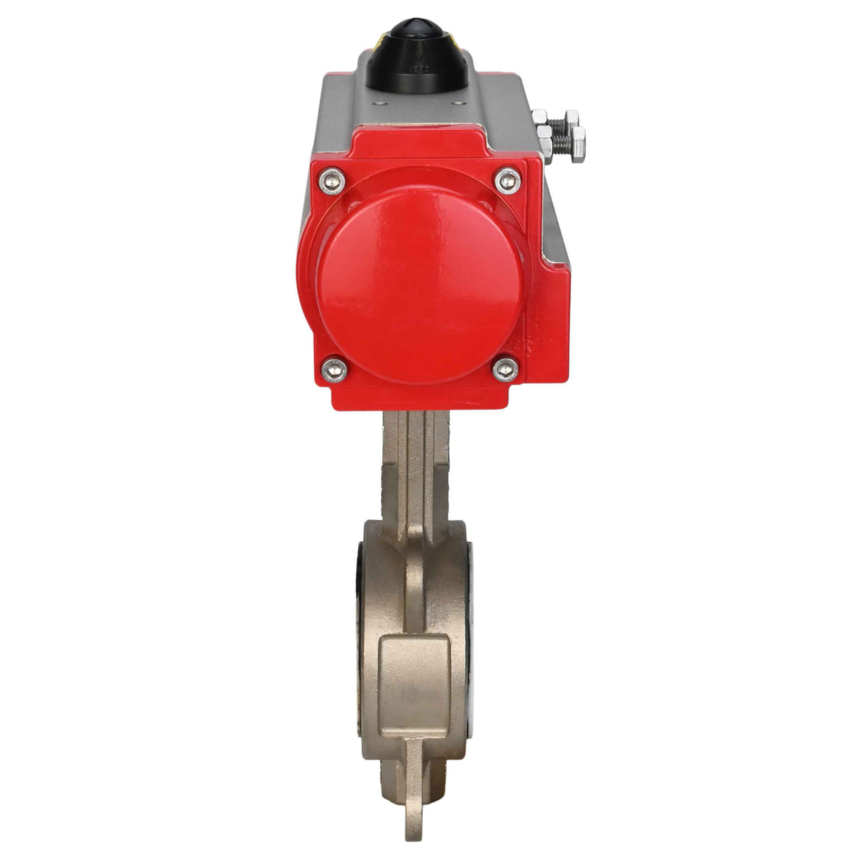 Water Butterfly Valve Elephant WBV3131P-2W-Fb-H, body material - Stainless steel AISI 304, disk material - Stainless steel AISI 304, seal - PTFE, pneumatic actuator PA-DA double action