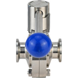 Water Butterfly Valve Elephant WBV3131E-2W-C-H, body material - Stainless steel AISI 304, disk material - Stainless steel AISI 304, seal - EPDM, connection - clamp, handle