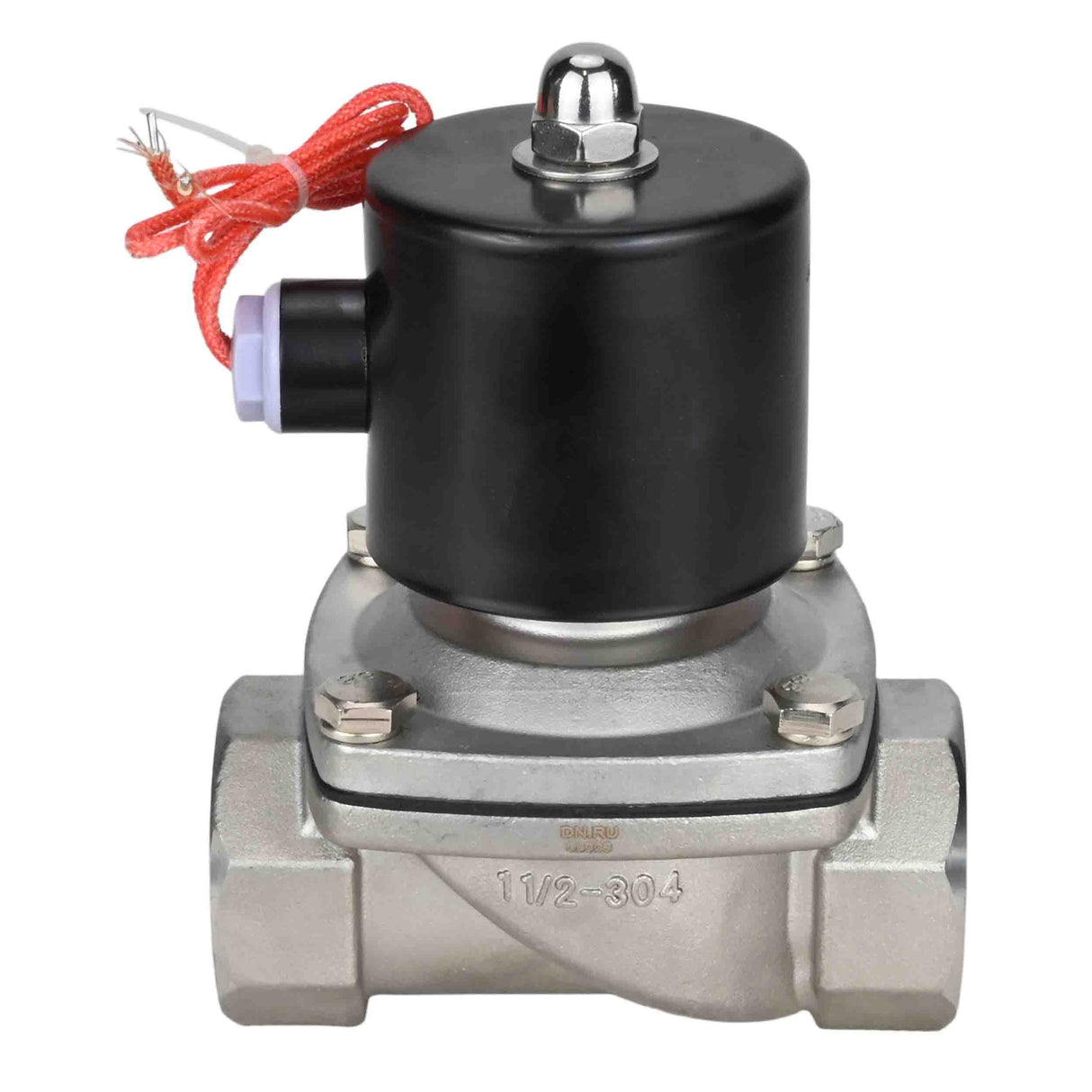 Two way normally closed direct acting electric solenoid valve Elephant VS2W-101V-NC VITON 24V, body material - stainless steel AISI 304, seal - Viton