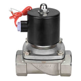 Two way normally closed direct acting electric solenoid valve Elephant VS2W-101V-NC VITON 24V, body material - stainless steel AISI 304, seal - Viton