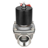 Two way normally closed direct acting electric solenoid valve Elephant VS2W-101V-NC VITON 220V, body material - stainless steel AISI 304, seal - Viton