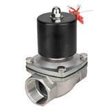 Two way normally closed direct acting electric solenoid valve Elephant VS2W-101V-NC VITON 24V, body material - stainless steel AISI 304, seal - Viton