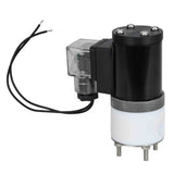 Two way normally closed direct acting electric solenoid valve Elephant DHF11 normally closed PTFE VITON G 24V, body material - PTFE, seal - Viton