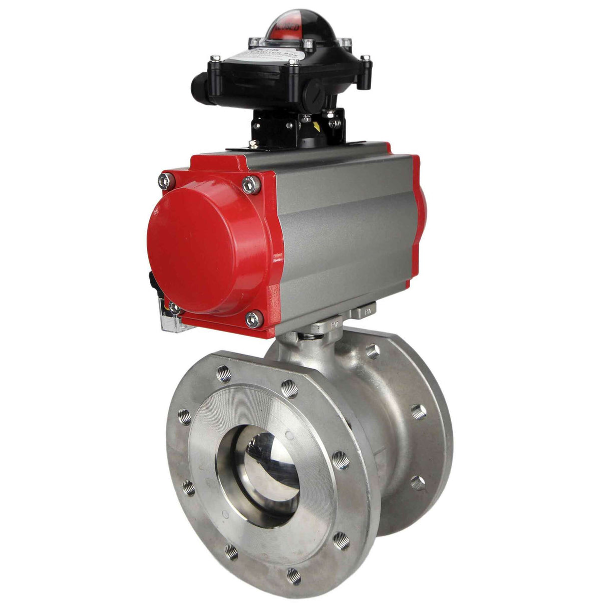 Stainless steel ball valve Elephant kchmfp-elephant-da-4m310-110/220v-apl-210n, body material - stainless steel AISI 316, ball material - stainless steel AISI 316, seal - PTFE, pneumatic actuator operated