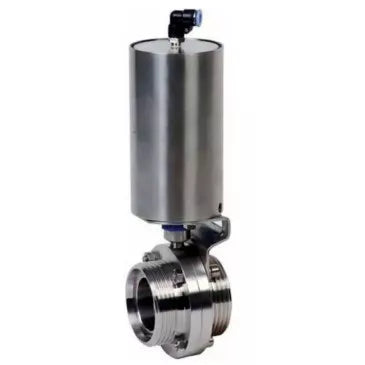 Pneumatic actuator with return springs Elephant PA-SA-85 for food seals WBV3131E(S)-2W-W/T/C-H, square 10mm, 22Nm