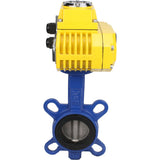 Water Butterfly Valve Elephant ggg50-316l-epdm-elephant-380, body material - cast iron GGG50, disk material - stainless steel AISI 316L, seal - EPDM, electric actuator operated