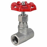 Stop Valve Elephant VSO3131P-1W-T-S, body material - stainless steel AISI 304, disk material - stainless steel, seal - PTFE, threaded