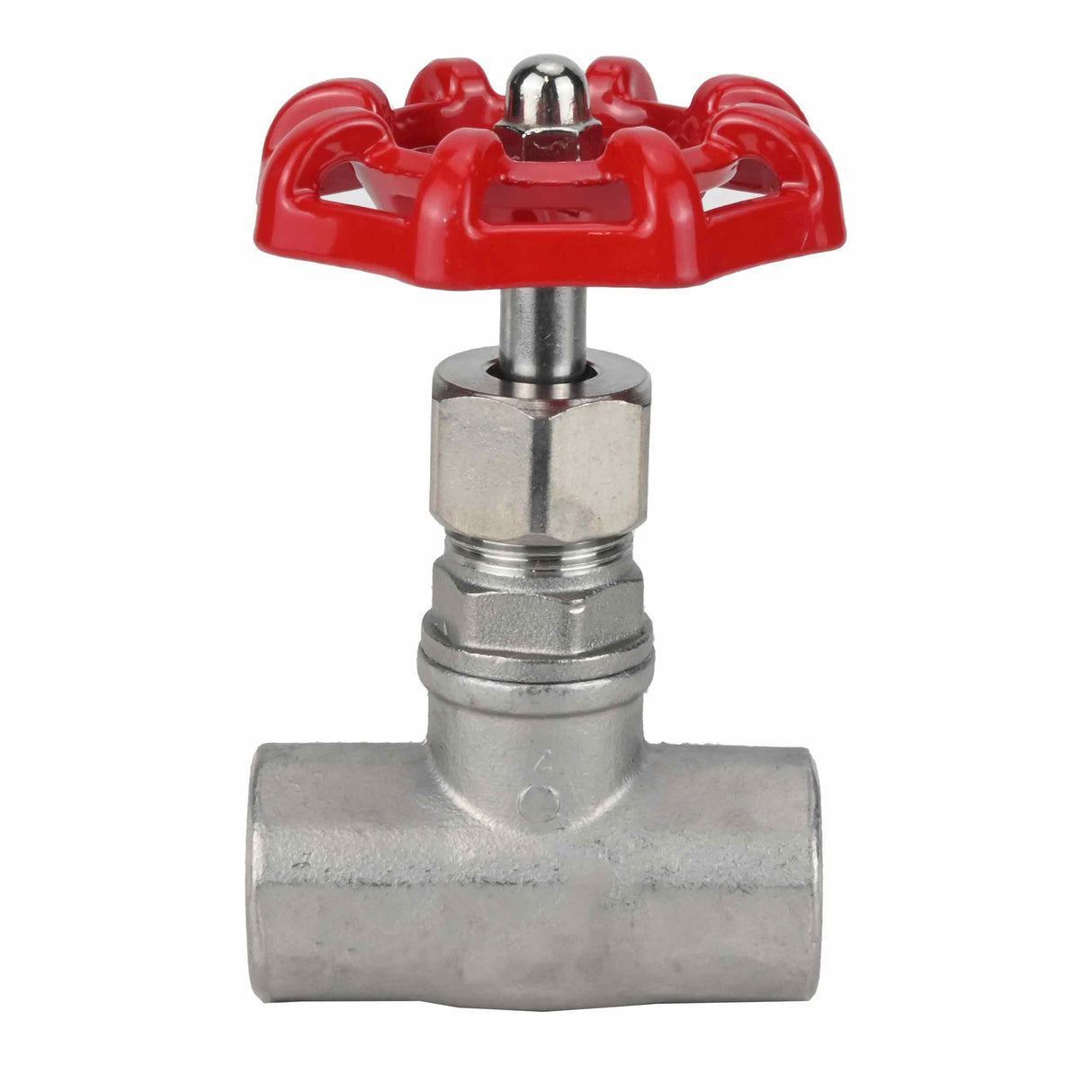 Stop Valve Elephant VSO3131P-1W-T-S, body material - stainless steel AISI 304, disk material - stainless steel, seal - PTFE, threaded