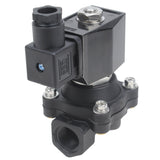 Two way normally closed direct acting electric solenoid valve Elephant VS2W-503N-NC G NBR 220V, body material - polyamide PA66, seal - NBR