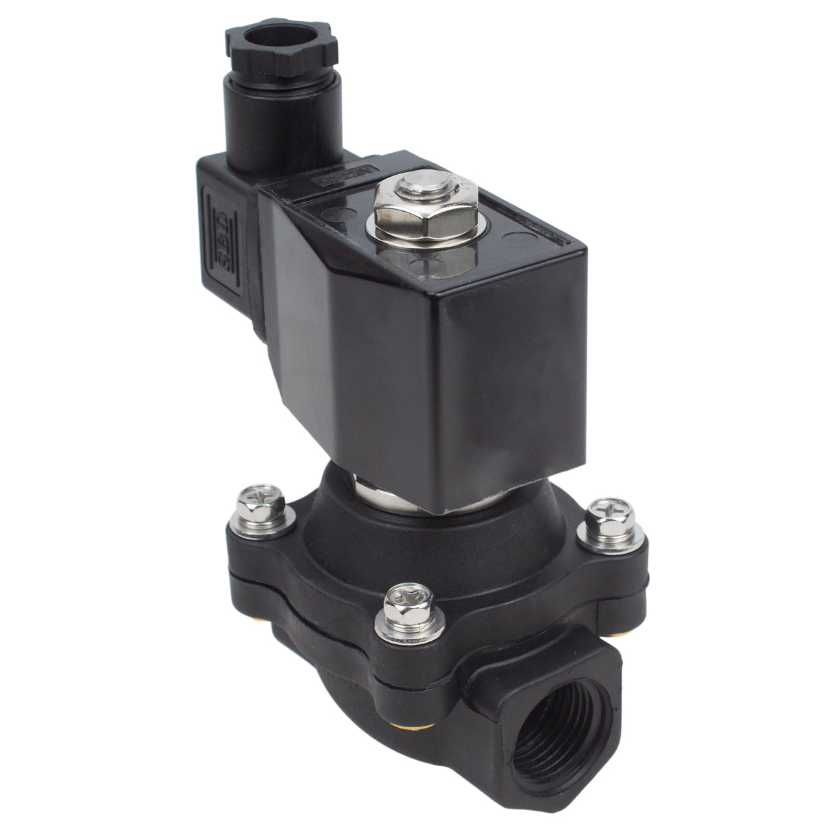 Two way normally closed direct acting electric solenoid valve Elephant VS2W-503N-NC G NBR 220V, body material - polyamide PA66, seal - NBR