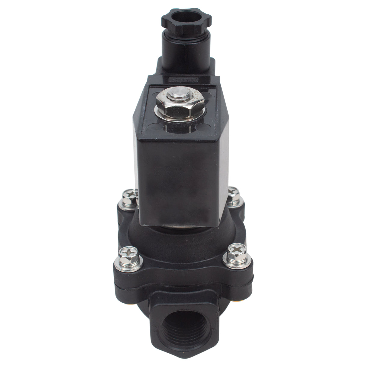 Two way normally closed direct acting electric solenoid valve Elephant VS2W-503E-NC G EPDM 24V, body material - Nylon 66, seal - EPDM