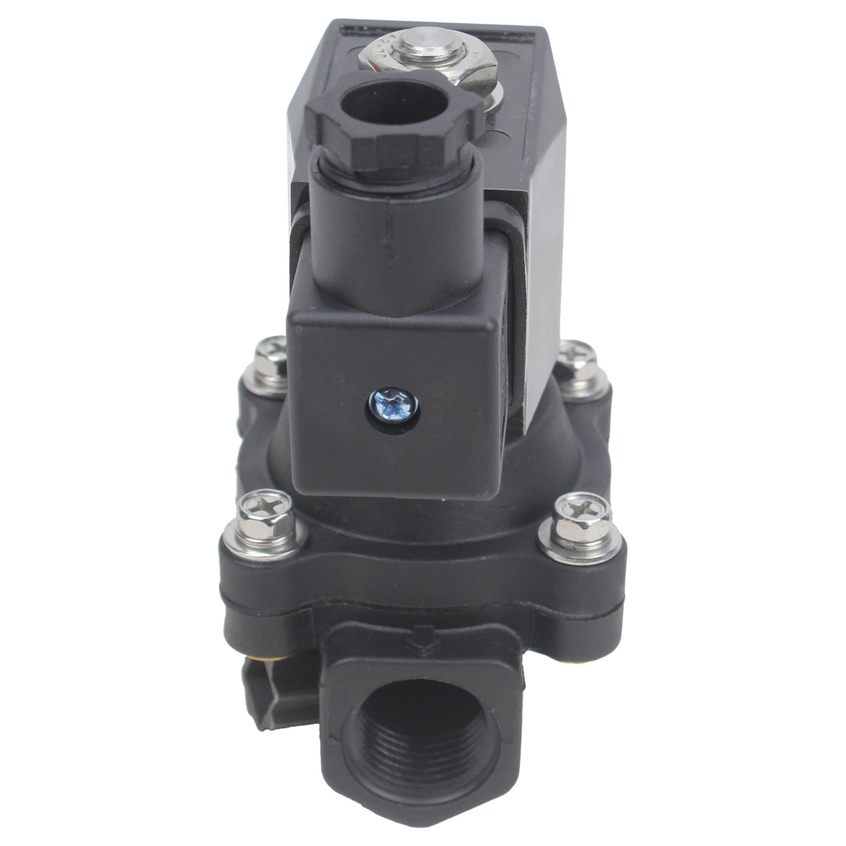 Two way normally closed direct acting electric solenoid valve Elephant VS2W-503N-NC G NBR 220V, body material - polyamide PA66, seal - NBR