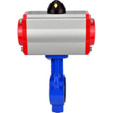 Water Butterfly Valve Elephant al-316l-epdm-elephant-sa, body material - aluminium alloy, disk material - stainless steel AISI 316L, seal - EPDM, pneumatic actuator operated
